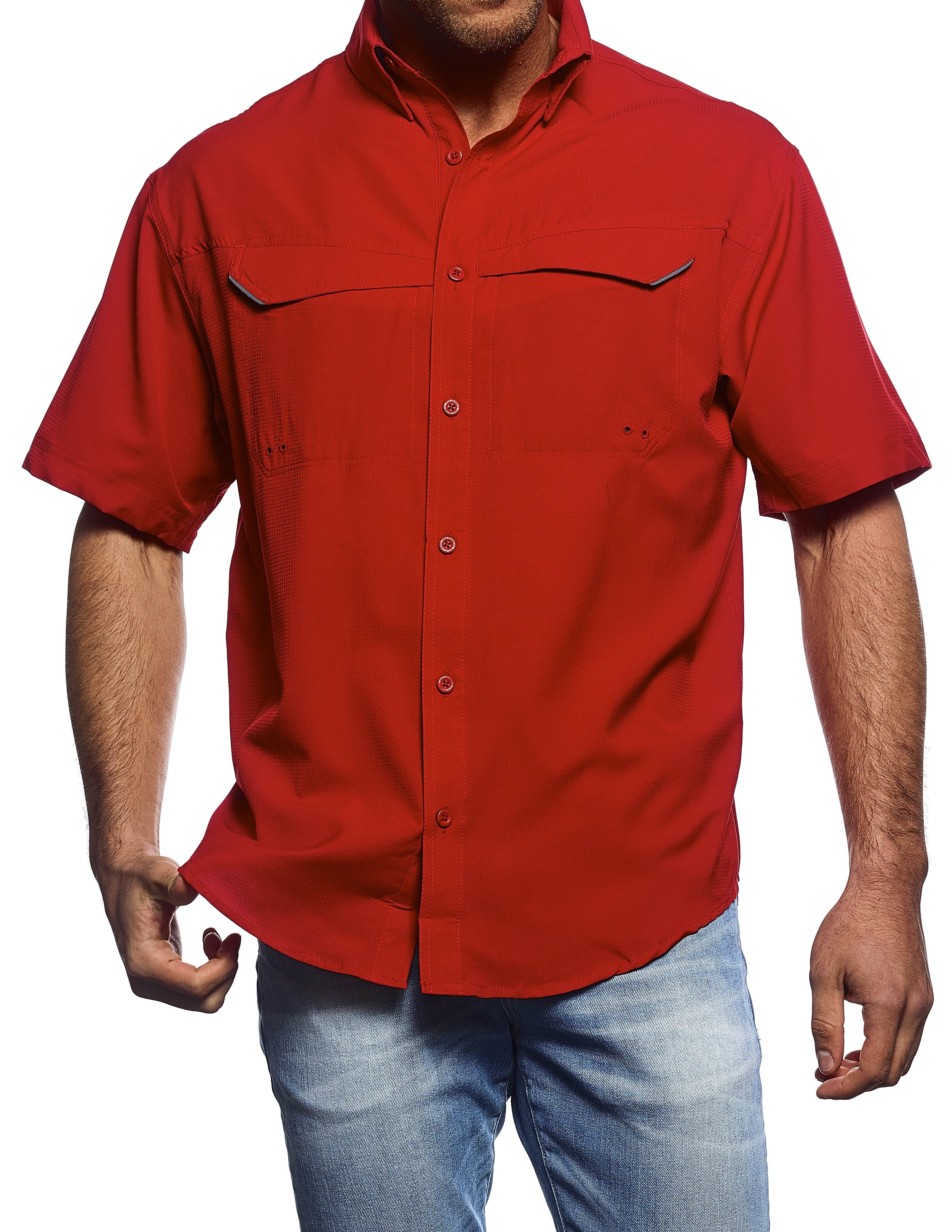 Pro-Celebrity pro fishing shirt selection red/scarlet